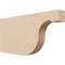 Ekena Millwork 2in. W x 8in. H x 16in. L Del Monte Woodgrain TimberThane Rafter Tail, Primed Tan RFTUR02X08X16DELRCPR - alternate 1